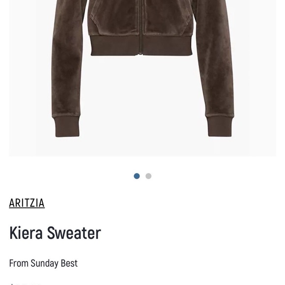 ❤️SOLD❤️Sunday Best Kiera Mocha Brown Velour Hoodie - Picture 11 of 12